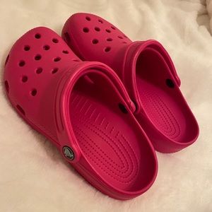 Hot Pink Crocs